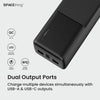 SPACETHING Milos 20000mAh PD 22.5W Power Bank - Black