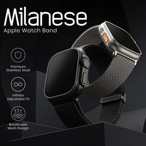 Spacething Milanese Loop Watch Strap - 49/46/45mm - Grey
