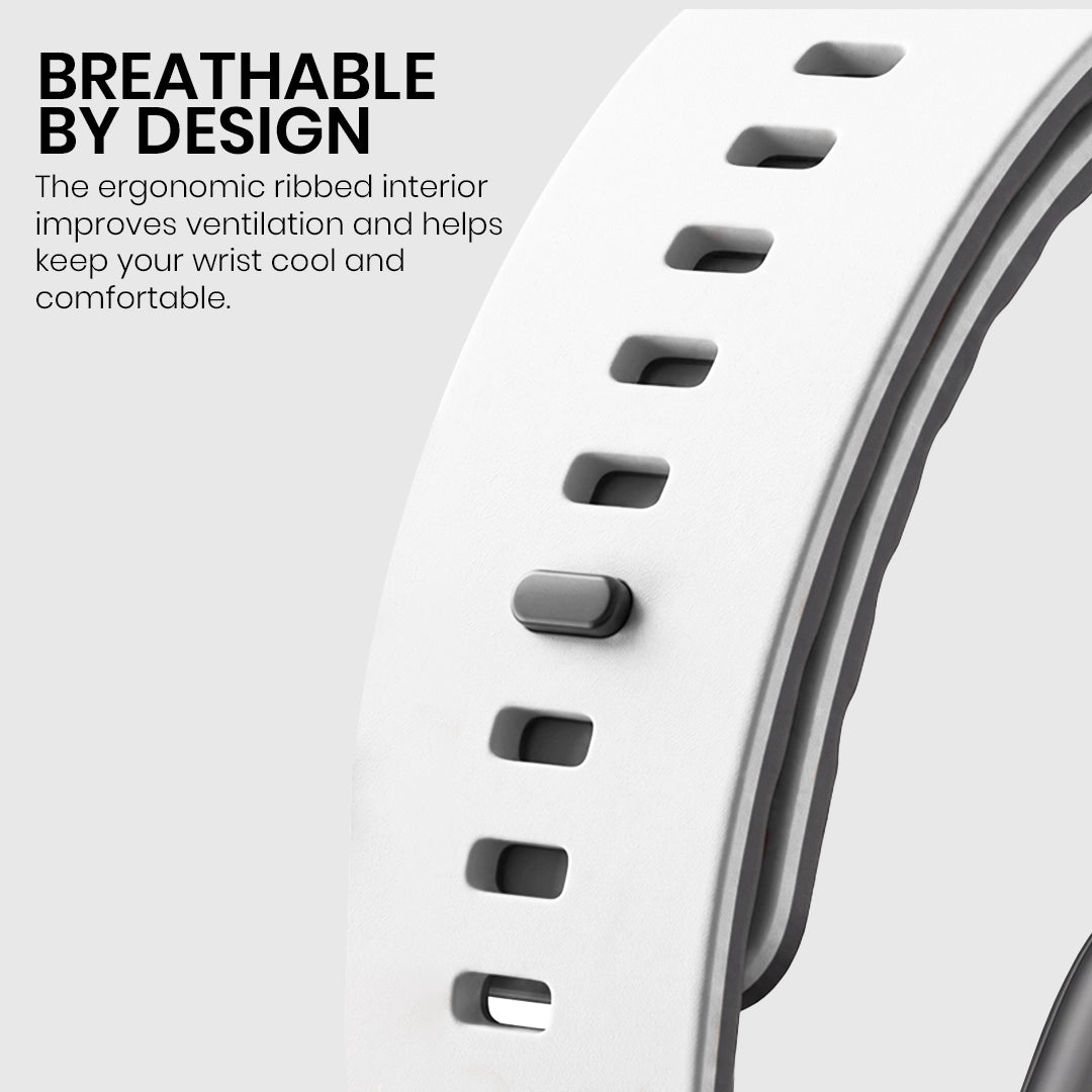 Spacething Omni Apple Watch Band – 49mm / 45mm Size - Blue Off White