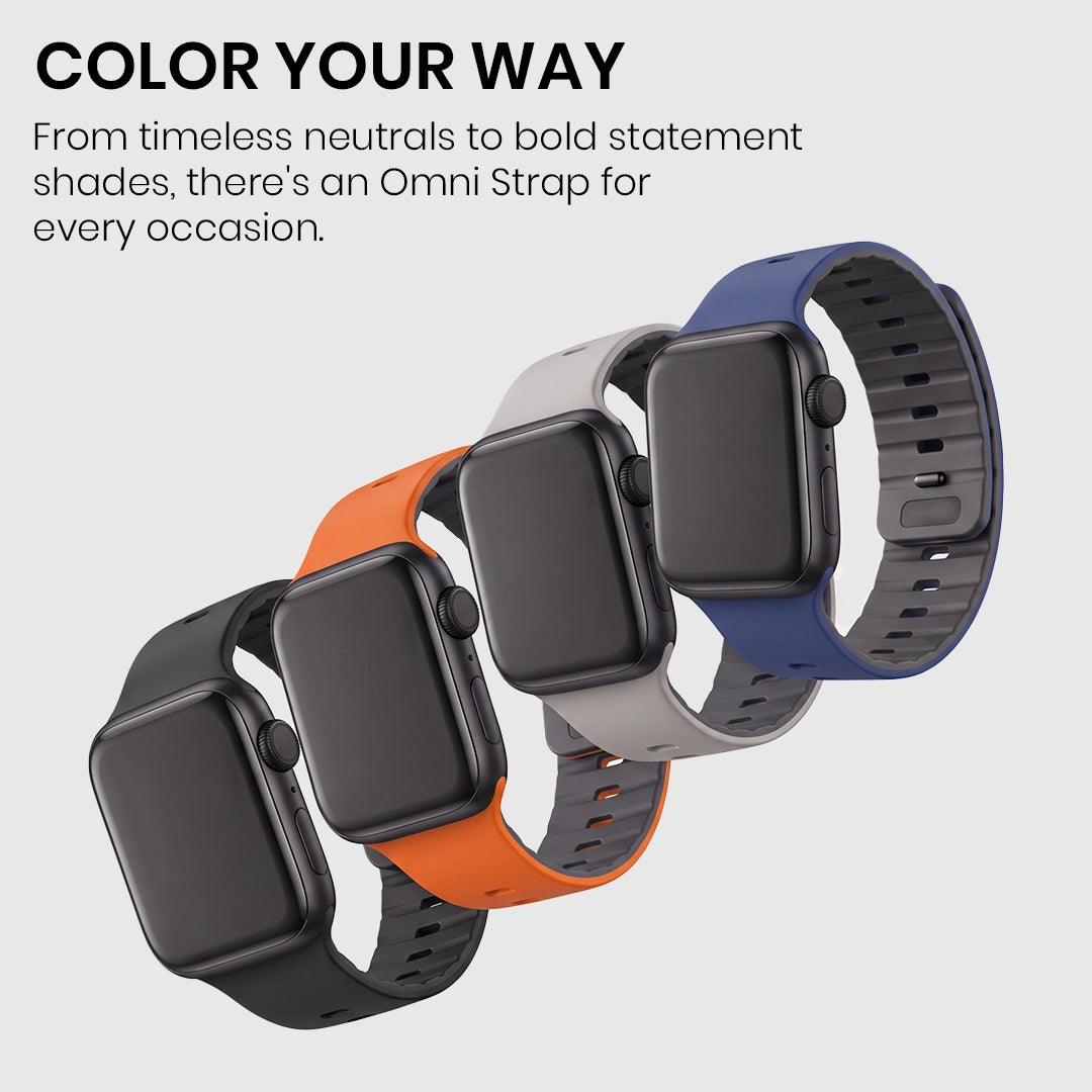 Spacething Omni Apple Watch Band – 49mm / 45mm Size - Blue Off White