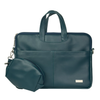 Spacething Helios Leather Laptop Bag - Blue