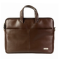 Spacething Helios Leather Laptop Bag - Brown