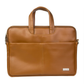 Spacething Helios Leather Laptop Bag - Tan Brown