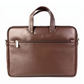 Spacething Helios Leather Laptop Bag - Brown