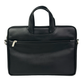 Spacething Helios Leather Laptop Bag - Black