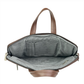 Spacething Helios Leather Laptop Bag - Brown