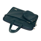 Spacething Helios Leather Laptop Bag - Blue