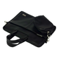 Spacething Helios Leather Laptop Bag - Black