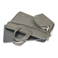 Spacething Helios Leather Laptop Bag - Grey