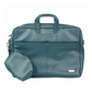 Spacething Helios Leather Laptop Bag - Blue