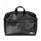 Spacething Helios Leather Laptop Bag - Black