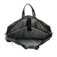 Spacething Helios Leather Laptop Bag - Black