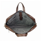 Spacething Helios Leather Laptop Bag - Brown
