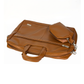 Spacething Helios Leather Laptop Bag - Tan Brown