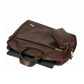 Spacething Helios Leather Laptop Bag - Brown