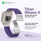 SPACETHING TITAN WEAVE II Braided Sport Watch Band for Apple Watch Ultra/Series 8/7/6/SE