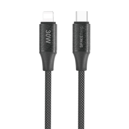 SPACETHING ASTRO PRO USB-C TO L ( 8-PIN ) CABLE PD30W COLOUR- BLACK