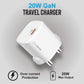 SPACETHING 20W NEXIO GAN 1C WALL CHARGER