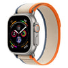 Spacething Athletic Loop Apple Watch Band - 49/45mm 41/40mm - Orange/Beige