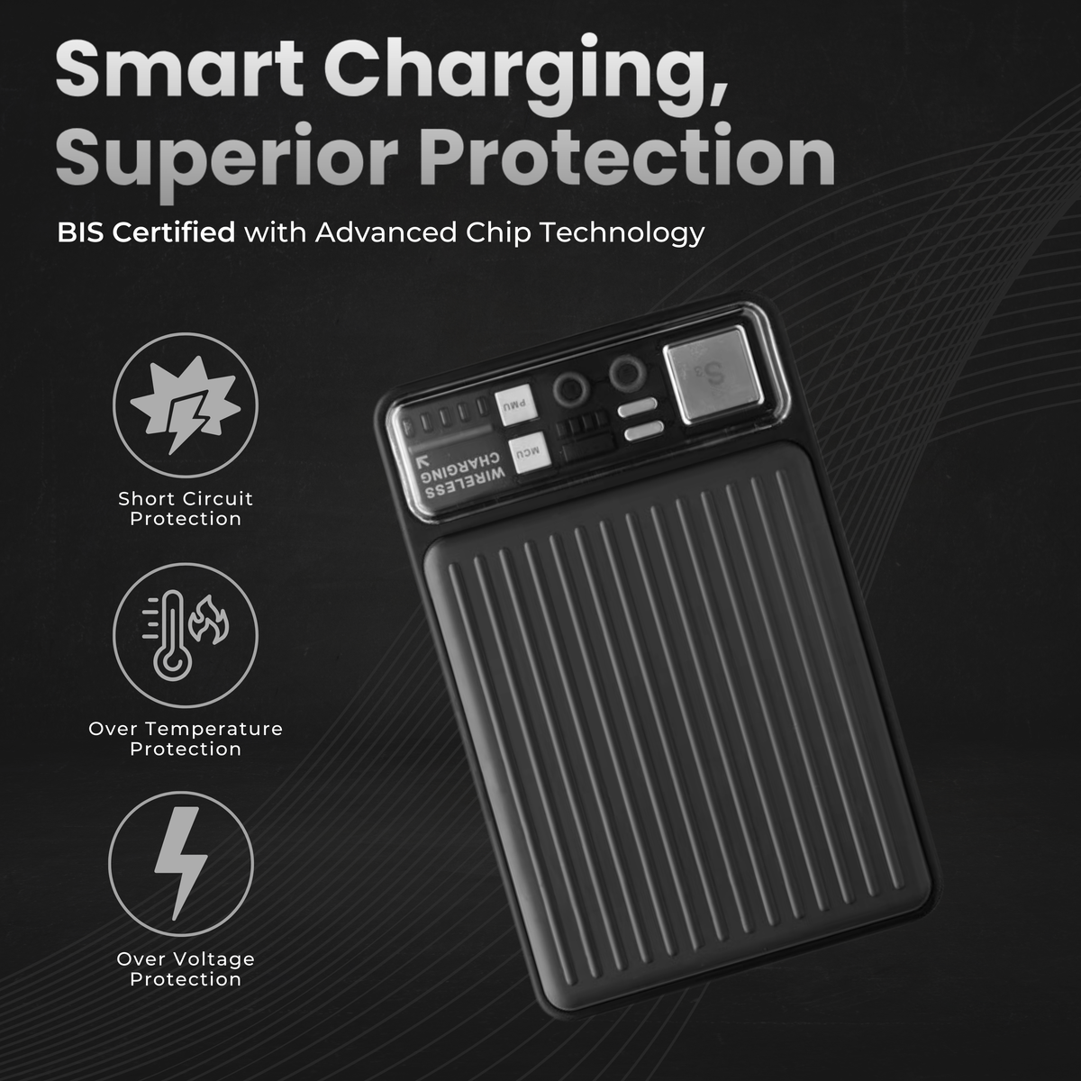 Spacething Pocket Volt 10000mAh Power Bank | SPACEthing | Black