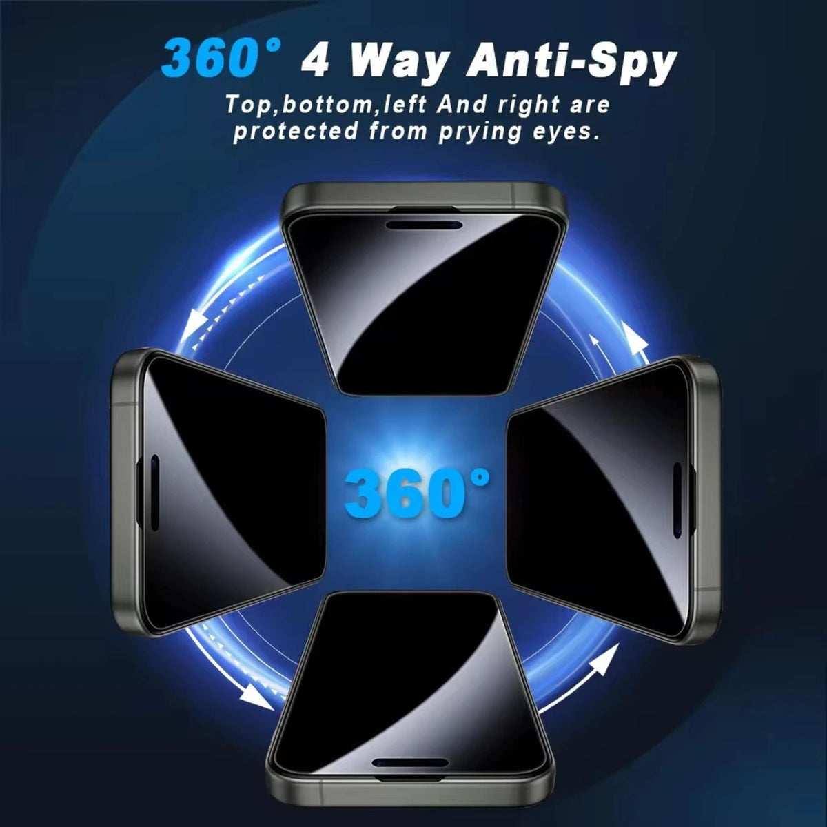 Spacething Rock Borderless 360° Privacy Glass  for iPhone 18 Series
