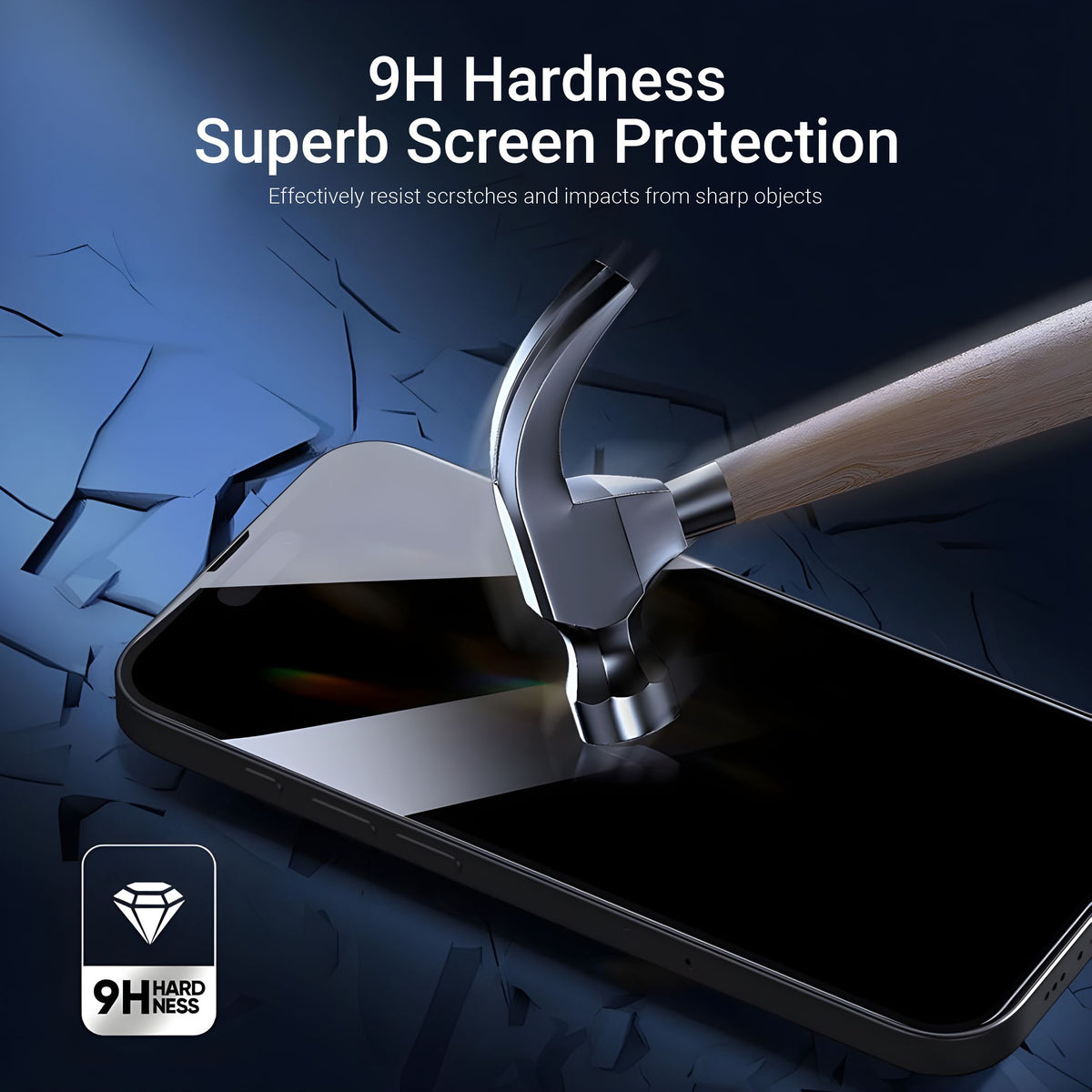 Spacething Rock Borderless 360° Privacy Glass  for iPhone 18 Series