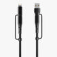 SPACETHING GO-CHARGE 4 IN 1 Cable COLOUR- BLACK