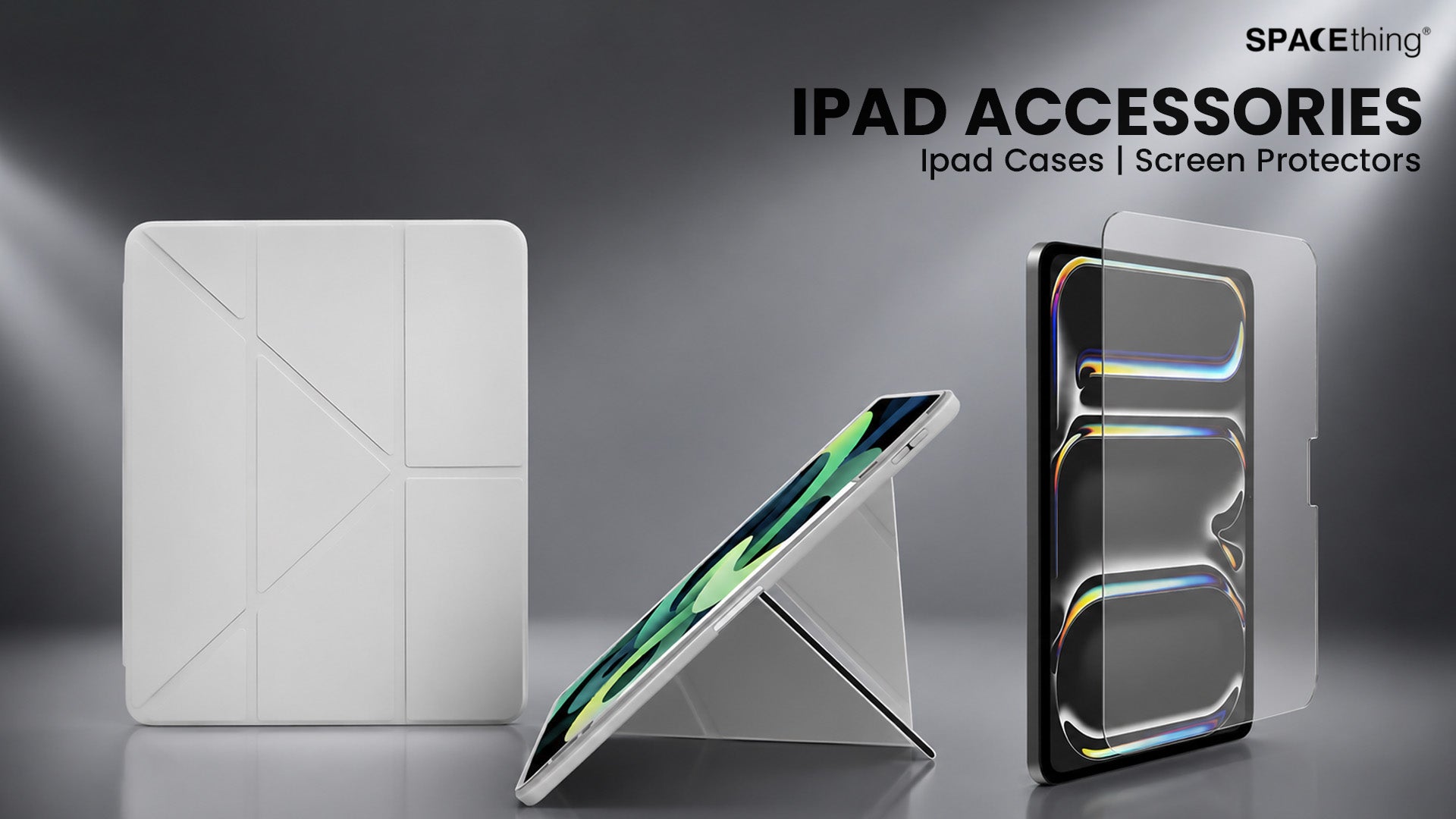Spacething Clear Tempered Glass for iPad - PXL