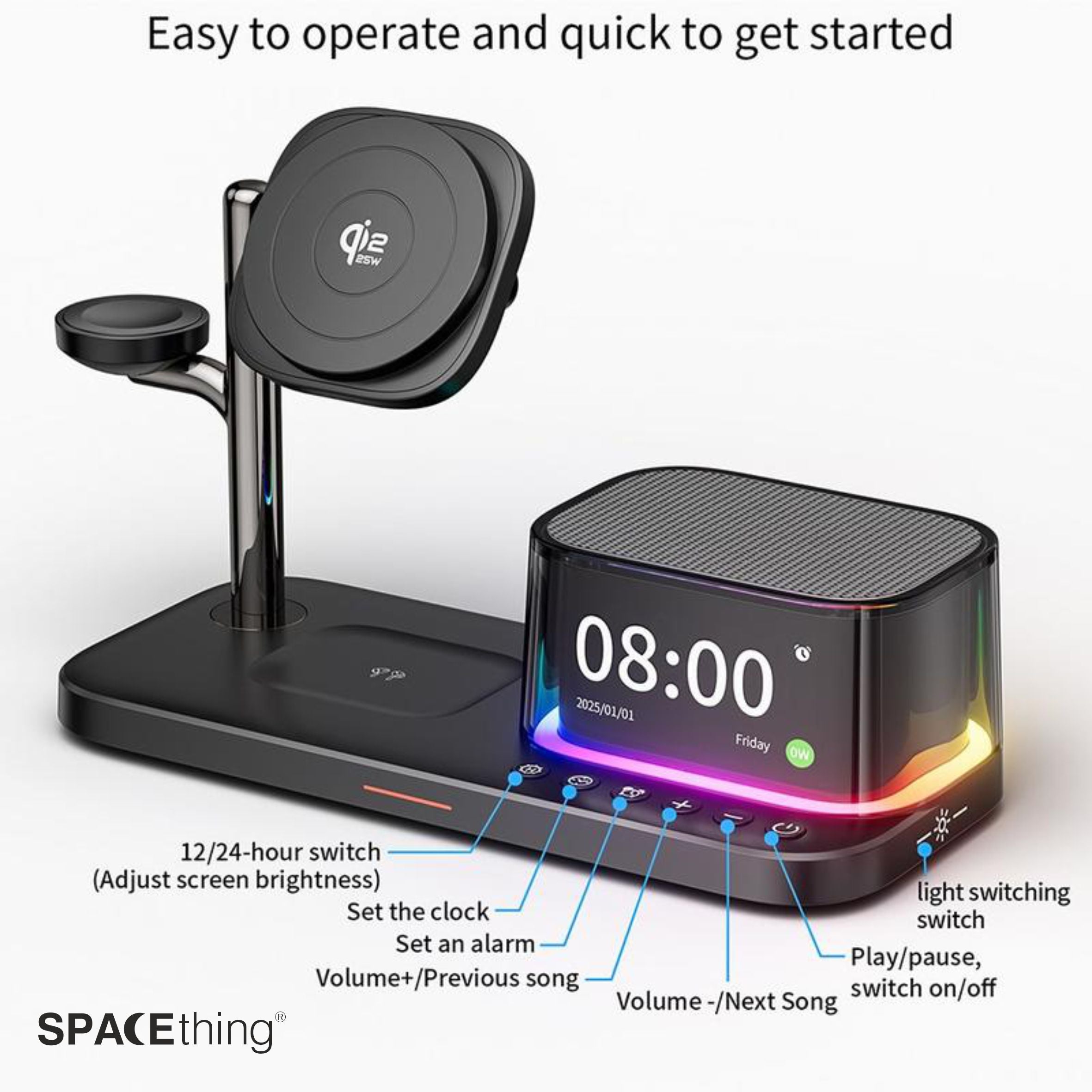Spacething AEREO 5-in-1 Wireless Charger