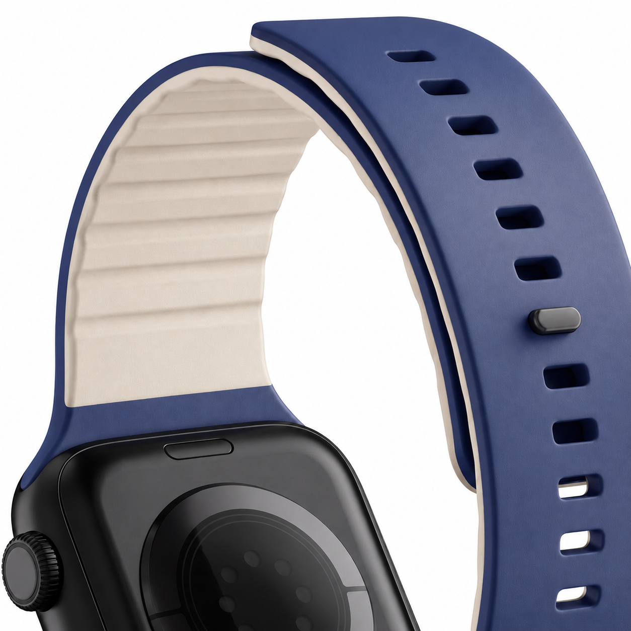 Spacething Omni Apple Watch Band – 49mm / 45mm Size - Blue Off White