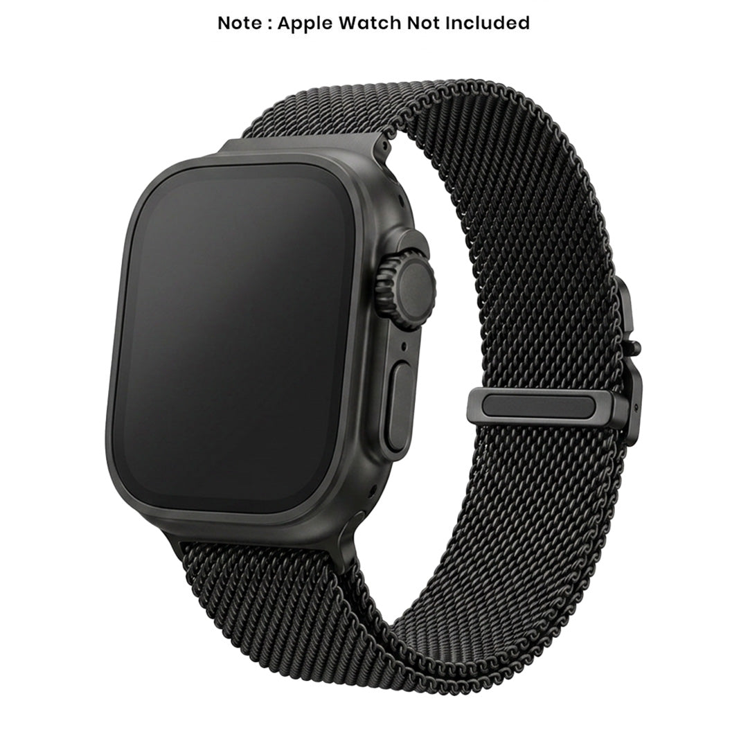Spacething Milanese Loop Watch Strap - 49/46/45mm - Black