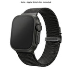 Spacething Milanese Loop Watch Strap - 49/46/45mm - Black