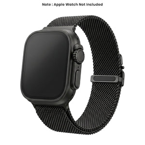 Spacething Milanese Loop Watch Strap - 49/46/45mm - Black