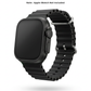 Spacething Ocean Apple Watch Band – 49mm / 45mm Size - Black