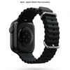 Spacething Ocean Apple Watch Band – 49mm / 45mm Size - Black