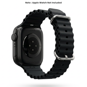 Spacething Ocean Apple Watch Band – 49mm / 45mm Size - Black