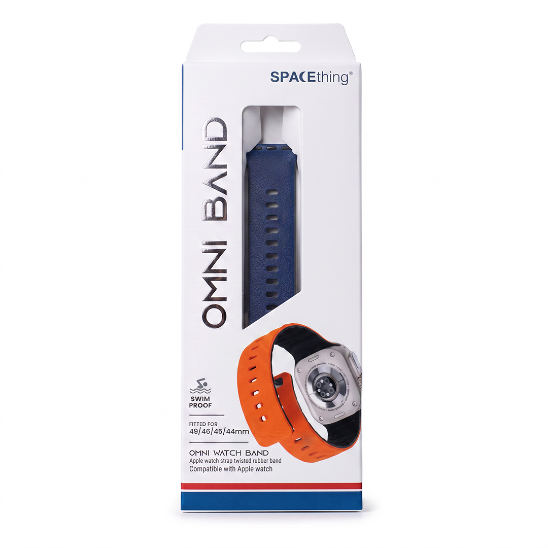 Spacething Omni Apple Watch Band – 49mm / 45mm Size - Blue Off White