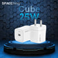 Spacething Cube 25W Wall Charge -White