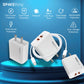 Spacething Cube Plus 90W MULTIPROTOCOL DUAL TYPE - C FAST CHARGER  Colour - White