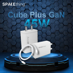 SPACETHING Cube Plus 45W PD Wall Charger (with Cable)