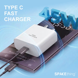 Spacething Corevolt  45W PD Type - C Port Super volt Fast Wall Charger COMMING SOON