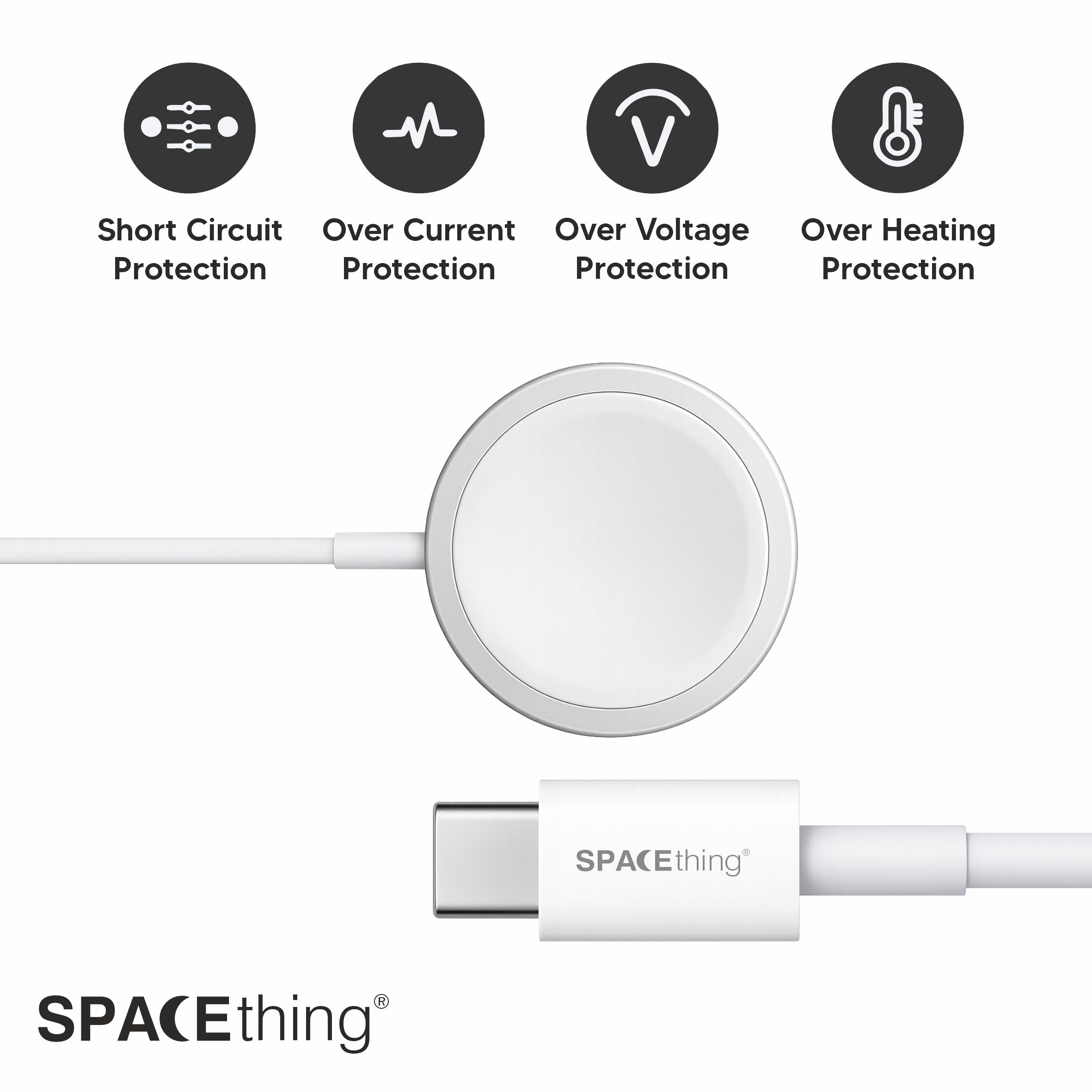 Spacething Cove Watch Charger | USB-C 1.0M