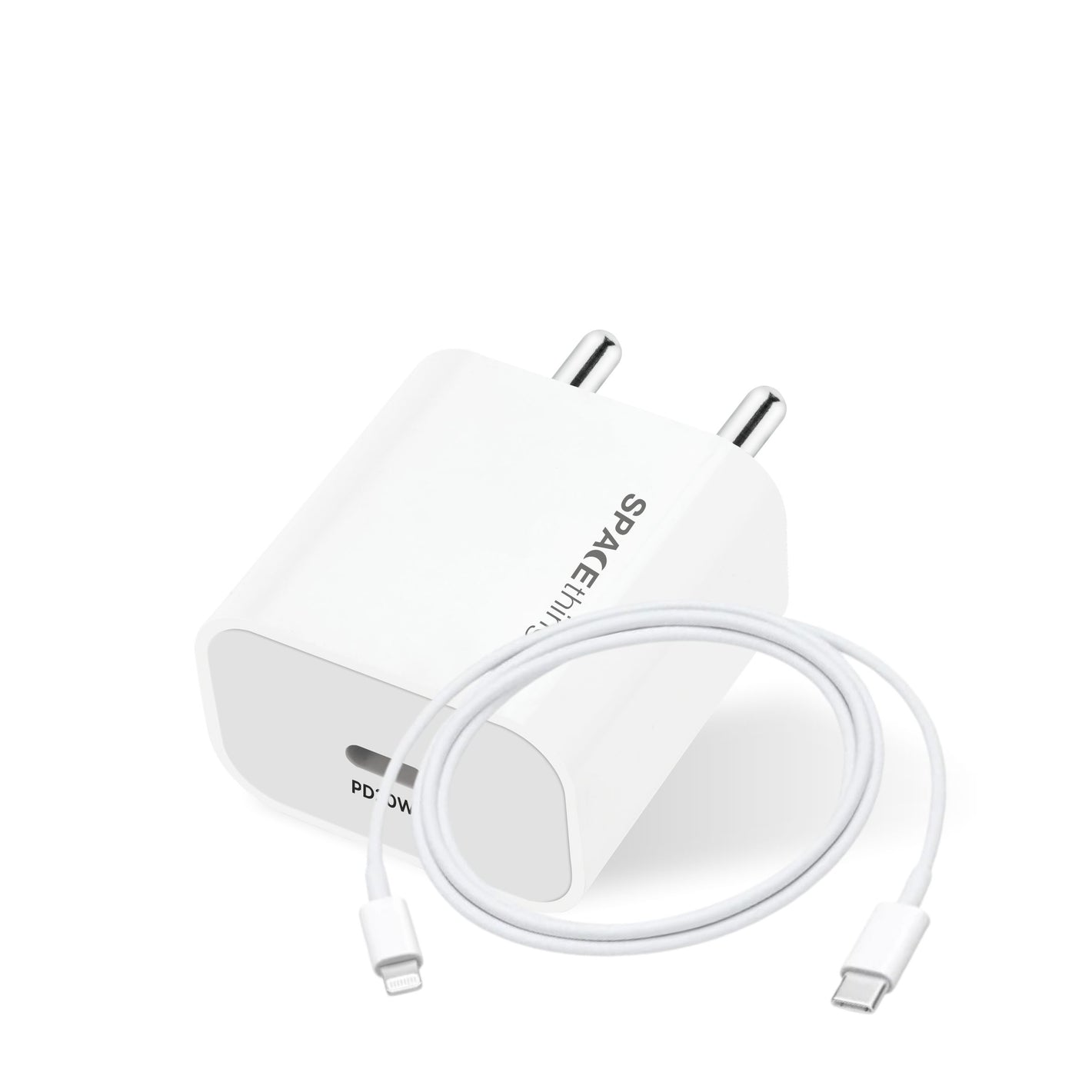 Spacething 20W Cube Mini Plus Wall Charger Colour - White