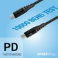Spacething Elite Mini C TO C  -C Cable (30cm) – Black