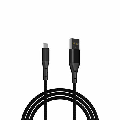Spacething Elite USB-A to USB-C Cable – Black / White (1.5M)