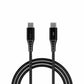 Spacething Elite Pro USB-C to USB-C Cable – Black/White