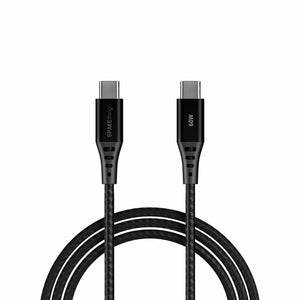 Spacething Elite Pro USB-C to USB-C Cable – Black/White