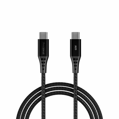 Spacething Elite Pro USB-C to USB-C Cable – Black/White