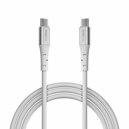 Spacething Elite Pro USB-C to USB-C Cable – Black/White