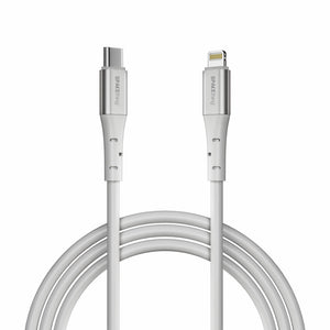 Spacething Elite Pro USB-C to Lightning Cable – Black / White